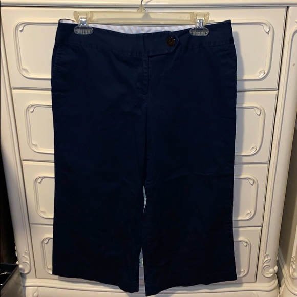 “George” Navy Capris Pants Size 6 - Picture 1 of 5